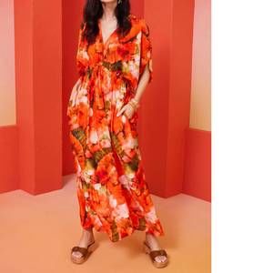 Nwt marie oliver venus caftan in shell fan
